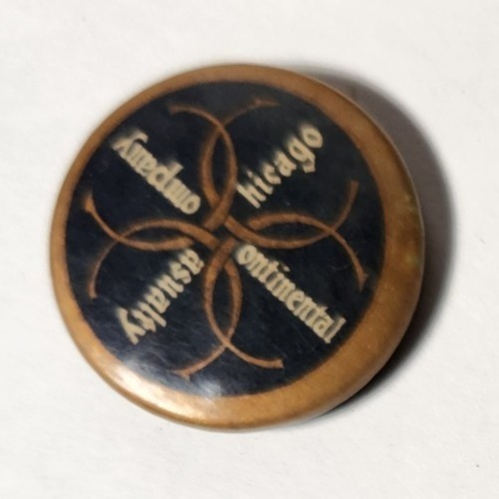 Antique Chicago Continental Casualty Company Brass Button